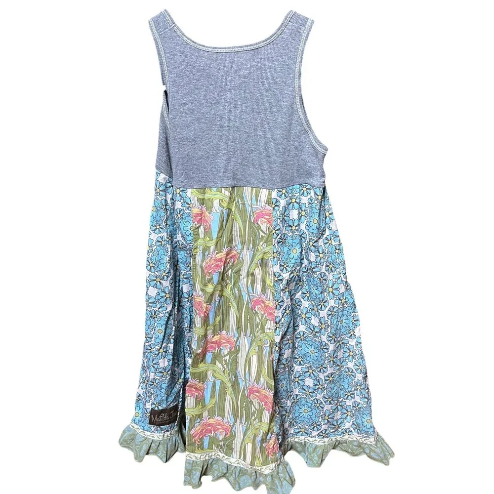 Matilda Jane Sz 10 Blue Bird Hotline Dress & Shirley Blue Cardigan Shrug Sweater